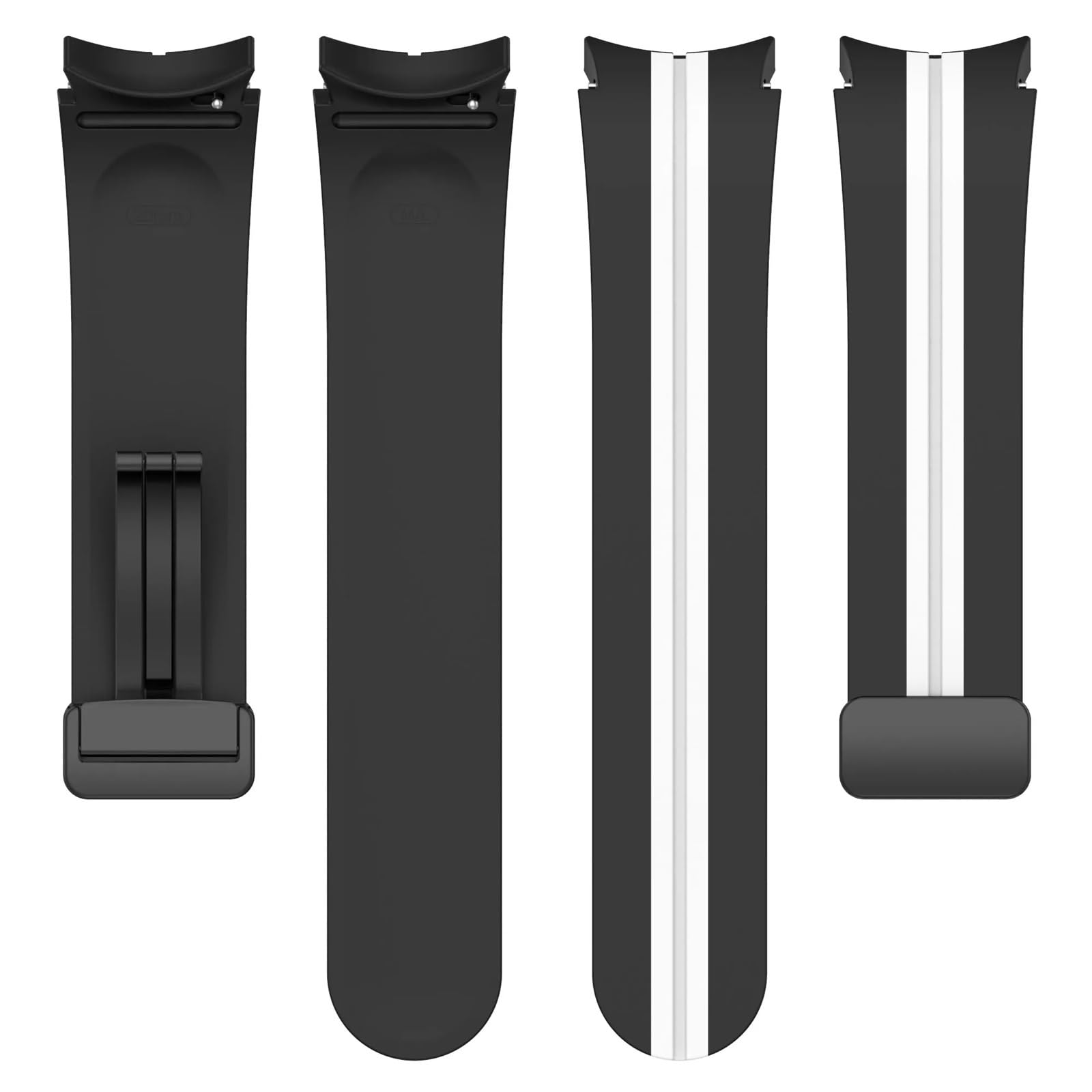 JDIME Cinturino magnetico in silicone per samsung orologio 4/5/6 40 44mm 5pro 45mm banda per orologio galaxy 4/6 classico 42 43mm 46 47mm