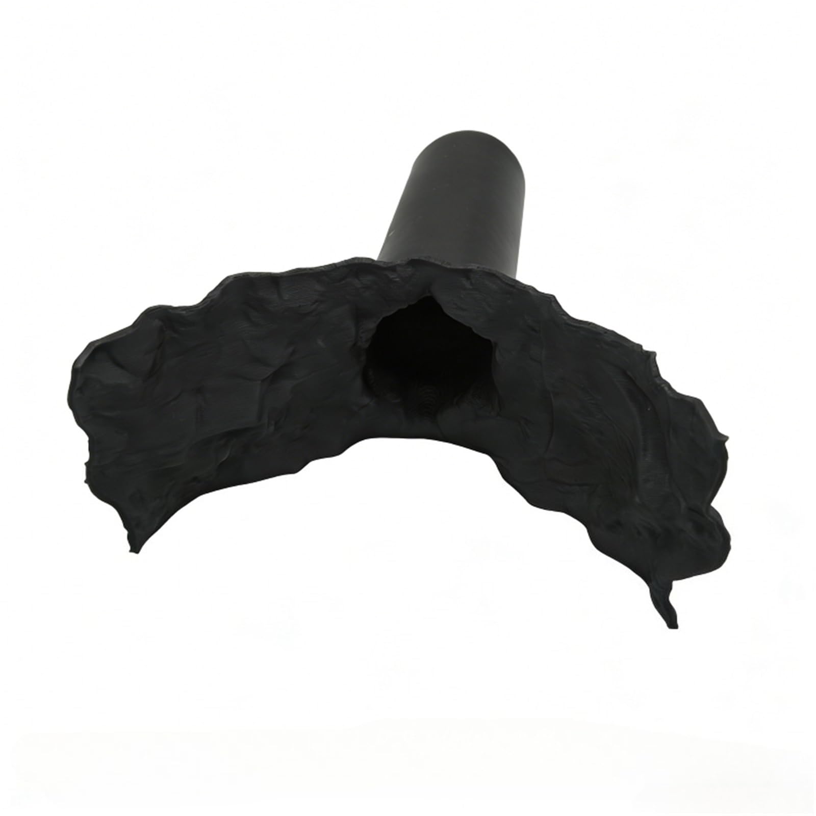 QuxetlRyz Aquarium Tunnel Decoration Reptile Aquatic Dual-Use Cave Tunnel Hideout Decor for Gecko Crab Fish Shrimp Aquarium Terrarium Land Water Landscape(Black,M 160x200x65mm)