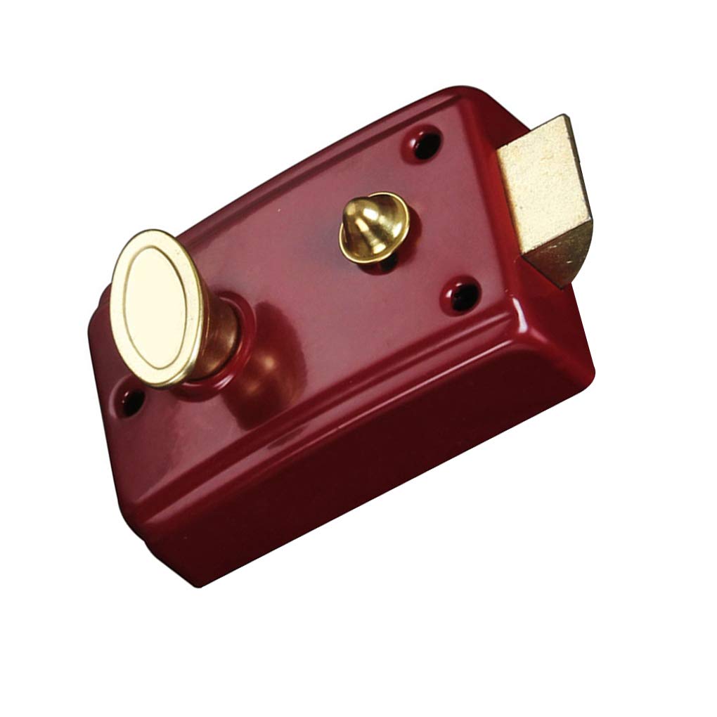 Guangcailun Night Latch Deadbolt Rim Lock Antique Locks Front Door Office House Padlocks Gate Bolt Lock