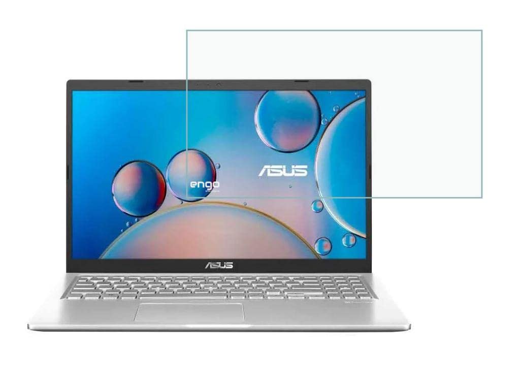 Engo Asus X515EA 15.6 İnç İle Uyumlu Ekran Koruyucu Notebook, 9H Temperli Kırılmaz Esnek Nano Cam, Çizilmeye Ve Darbeye Dayanıklı Laptop Koruma, HD Şeffaf