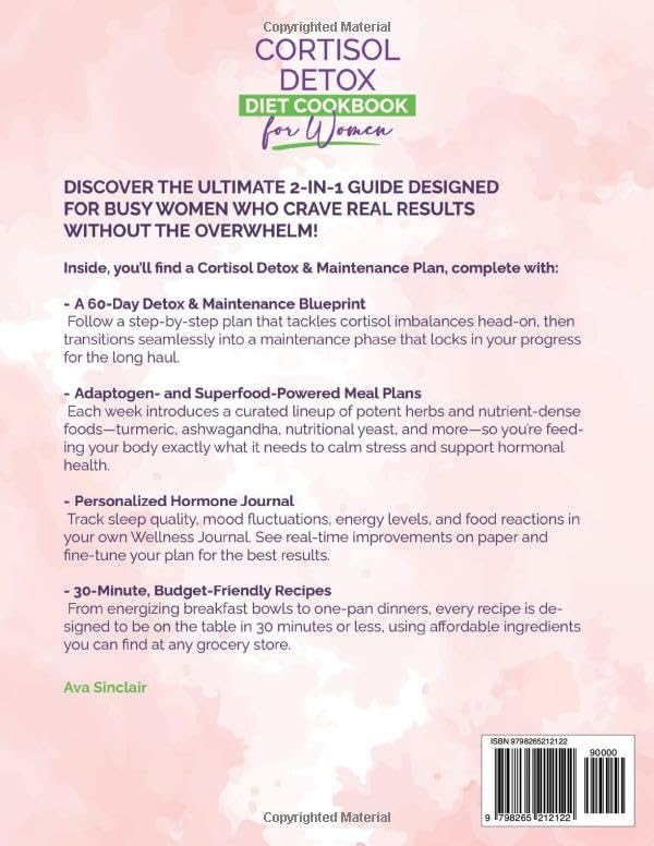 Cortisol Detox Diet Cookbook For Women: (2 Books 1) Adaptogen- and Superfood-Powered Meal Plans, Personalized Hormone Journal & 30-Minute Budget-Friendly Recipes for Lasting Energy and Stress Relief - Image 2