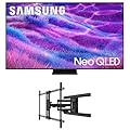 Samsung QN75QN80FAFXZA 75 Inch Neo QLED QN80F Series Supreme UHD 4K TV with a Kanto PMX800 Full Motion Dual Stud Mount (2025)