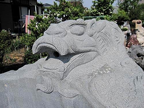 Amazon.co.jp: 御影石 彫刻 龍 巨石風呂 露天 風呂 石風呂 希少 天然