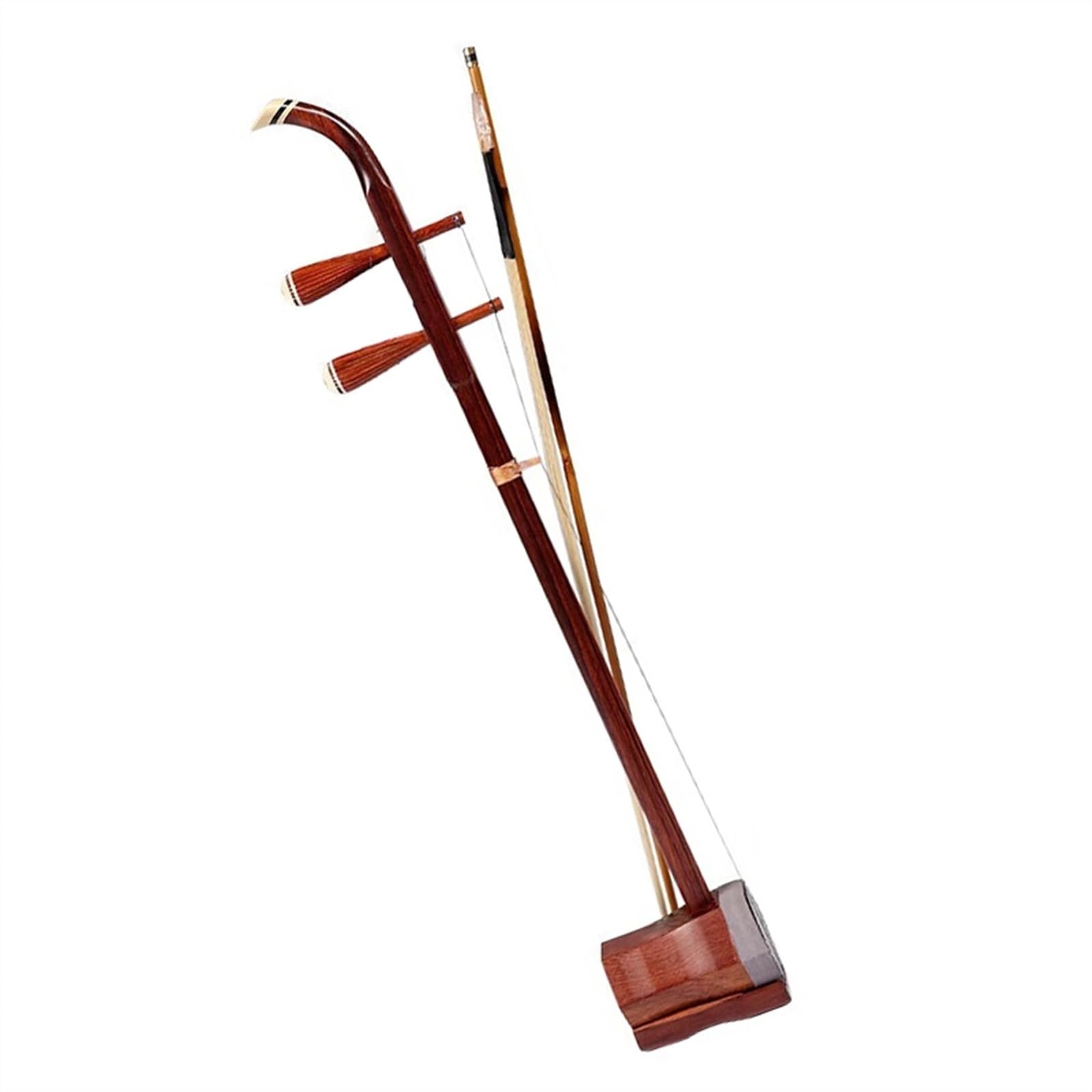 Chinois Erhu Instrument De Musique Traditionnel Chinois Erhu Yuehu Hexagonal En Bois De Rose Avec Étui Et Accessoires
