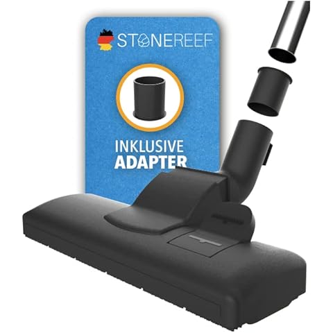 STONE REEF Premium Staubsaugerdüse für Rohre von 32-35 mm, Staubsauger Aufastz, Staubsauger Bürste, Staubsaugerbürste Universal, kompatibel mit Staubsauger Kärcher, Siemens, Bosch etc Cover