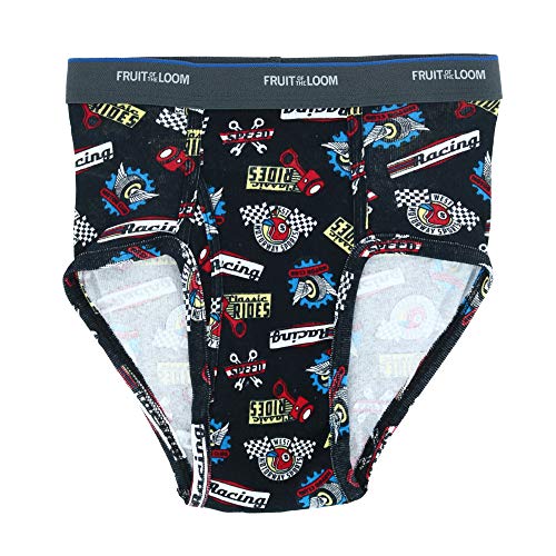 Fruit of the Loom Boys 5-Pack Print/Solid Fashion Brief, S Multicolor4
