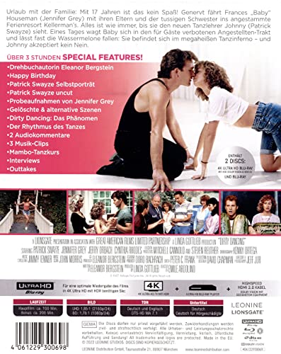 Dirty Dancing – 4K Mediabook (UHD + Blu-ray Disc)