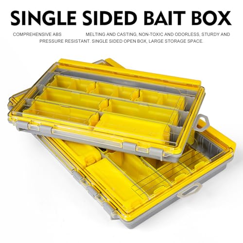 Boîtes à appâts et boîtes à outils de pêche en plastique avec compartiments modulables