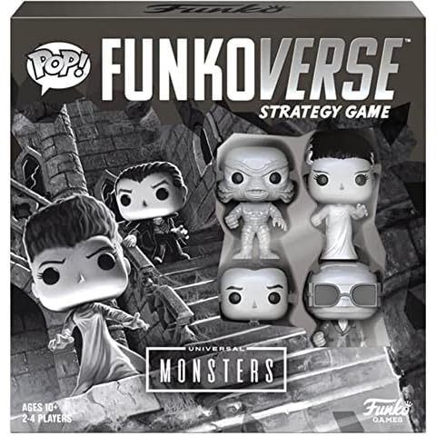 Funkoverse Universal Monsters Strategy Board Game with Figures Cover