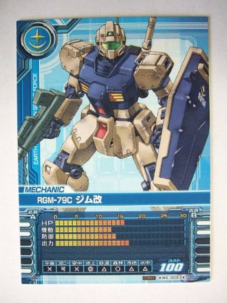 Amazon.co.jp: ガンダムカードビルダー MED053 ジム改 : おもちゃ