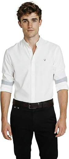 Allen Solly Men's Cotton Slim fit Shirt