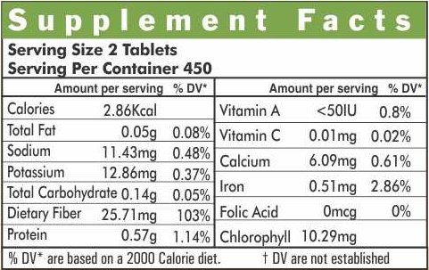 Image of Herbal Hills Spirulina - Value Pack 900 Tablets (Pack of 5)