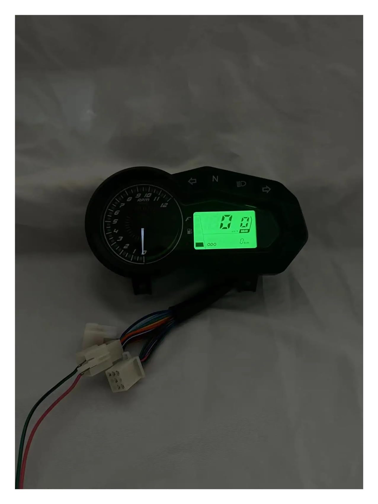 Contagiri contachilometri Moto Speed ​​Meter Gauge Misuratore Di Livello Olio Voltmetro LED Digitale Moto Tachimetro Meter Per 150z 150sz 170z 150Sz