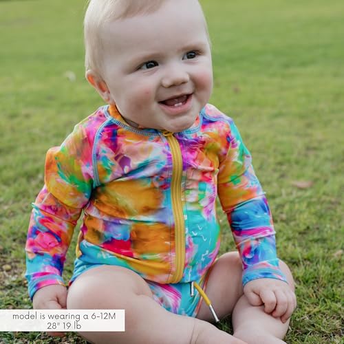 Image of SwimZip UPF 50+ Long Sleeve Rash Guard for Boys' and Girls' - Baby, Toddler, Kids