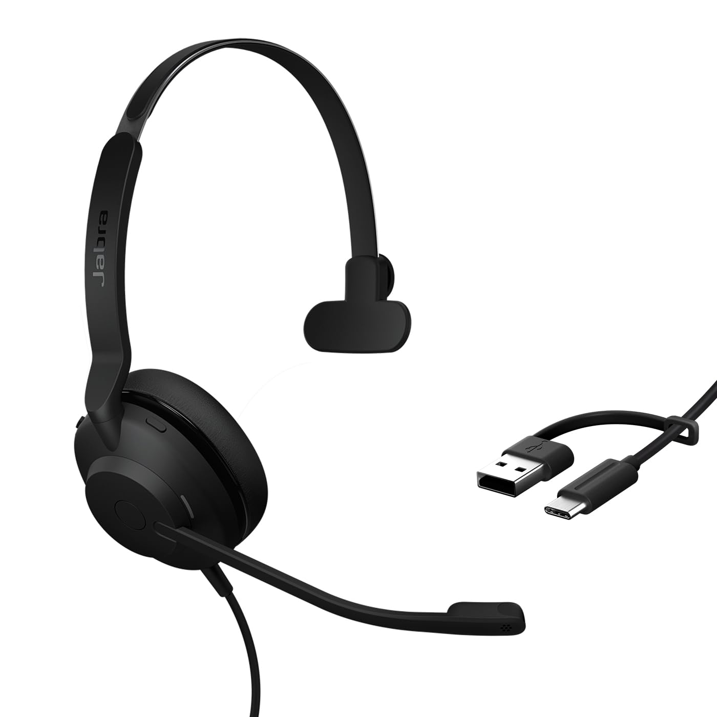 Jabra Evolve2 30 SE - USB-A/USB-C - Corded Mono Headset Certified for Microsoft Teams