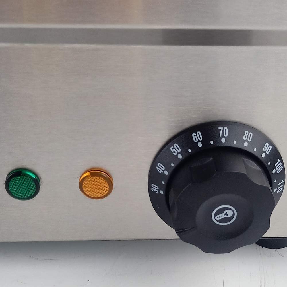 TAIMIKO Bain Marie Food Warmer Buffet Warmer Server Steam Table Stainless Steel Electric Countertop Container Temperature Control for Catering and Restaurants Commercial Grade 1350W 1/6 GN x 6 Pan: Industrial & Scientific