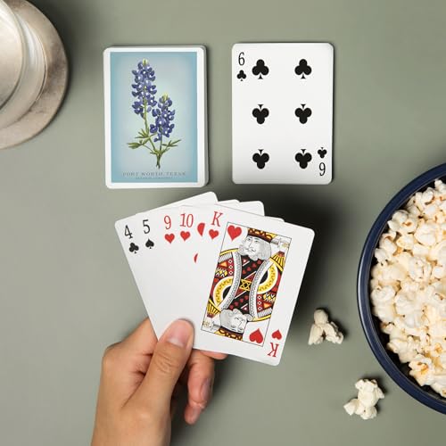 Lantern Press Baraja de Cartas Póker Bluebonnet 52 Unidades miniatura 2
