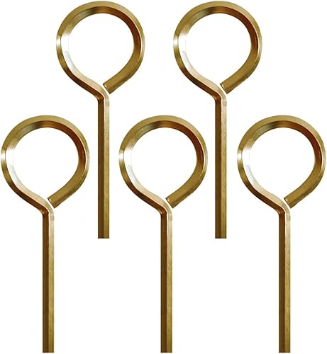 Siwil Allen - Llave hexagonal de 532 pulgadas, juego de llaves Allen, llave de barra de pánico, paquete de 5, níquel