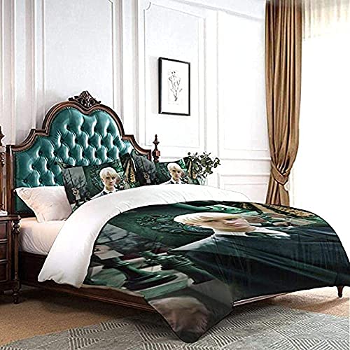Draco Malfoy beddengoedset, Draco Malfoy dekbedovertrekset, super zacht en comfortabel, geschikt voor alle seizoenen… - Image 4