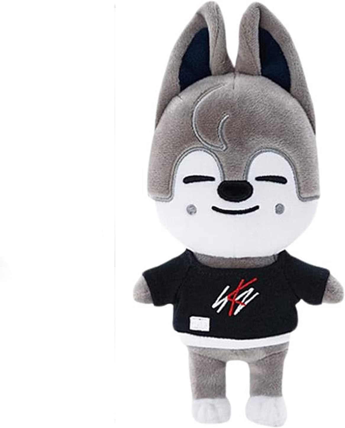 Gonii Cute Anime Plush Toys, Creative Soft Stuffed Cartoon Plush Toy Gift for Kids Fans (Wolf Chan)
