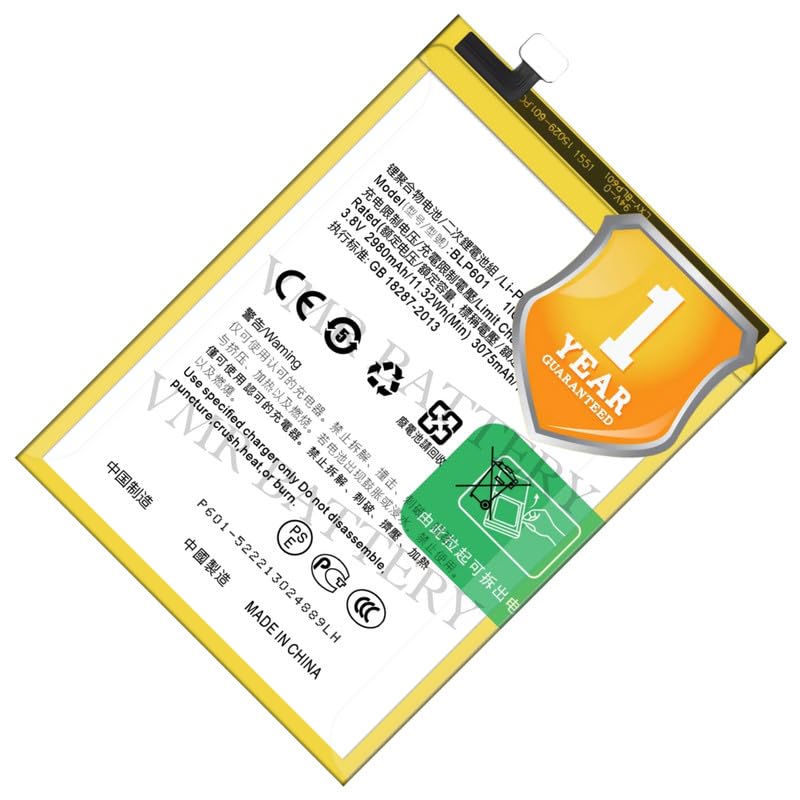 Image of Original BLP601 Battery Compatible for Oppo A53 (2015) | Oppo A59 (2016) | Oppo F1s (A1601) - (3075mAh) - 1 Year Warranty K7