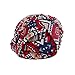 OYZ Chi Cappello Volant Donne Wrap Musulmano Cap Cancro Cappello Stampa Baseball Caps Baseball Cap Collo Flap, Rosso, Etichettalia unica