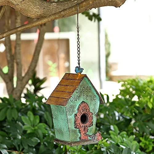 best metal birdhouses that will transform your outdoor space 8 Bird Houses for Outside Hanging Metal Birdhouses for Outdoor
