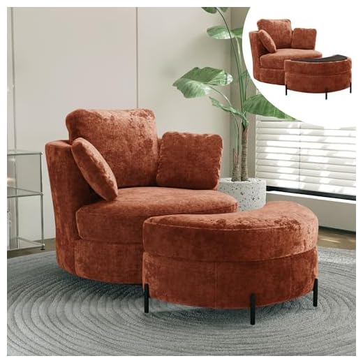 Chifee & Vingol Swivel Accent Chair Set