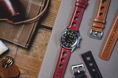 Barton-Racing-Rally-Horween-Leather-Straps-with-Integrated-Quick-Release-Spring-Bars-Standard-Length-fits-Wrists-5-to-8-18mm-19mm-20mm-21mm-22mm-23mm-24mm-Watch-Bands-Choose-Strap-Color-Width 51rJpcEmCCL