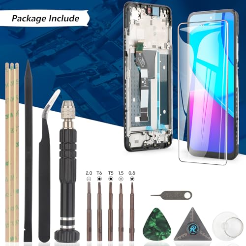 Image of Display for Motorola Moto G Play 2026 XT2615 Screen Replacement for Motorola Moto G 5G 2026 XT2613 LCD Touch Screen Digitizer Assembly with Tools(with Frame)