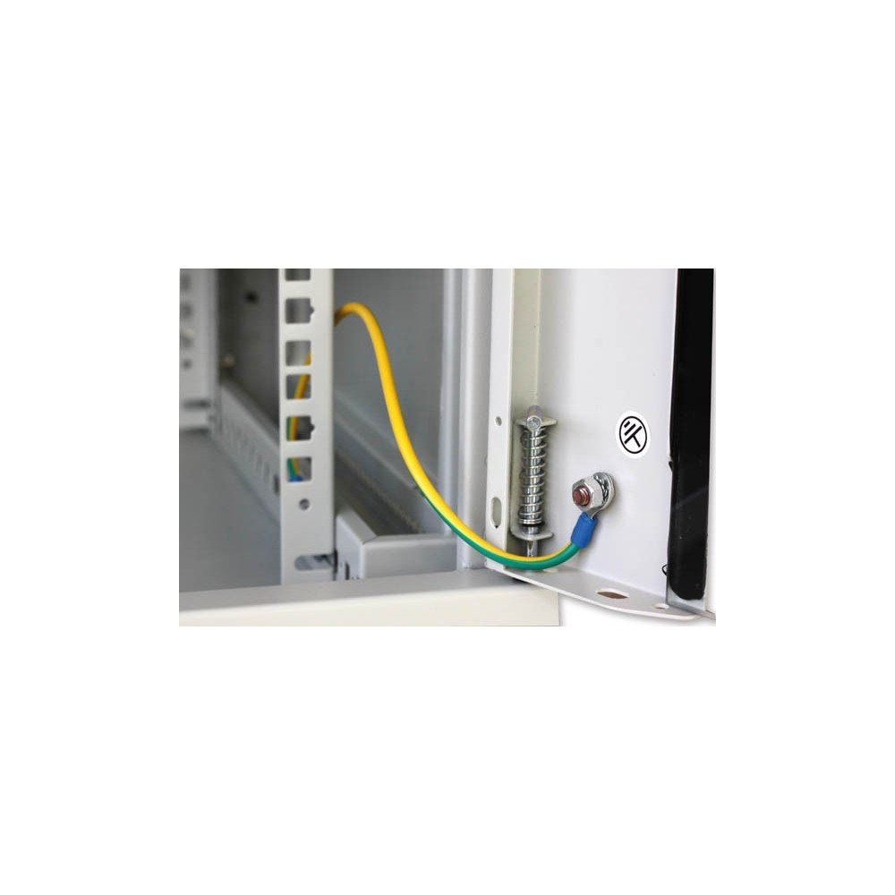 INTELLINET I-CASE EW-2020BK - Armadio Rack 19'' a muro 20 unità sezione unica prof. 600mm Nero