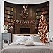 Ściana gobeliny gobeliny, choinki półka na książki kominek element plakatowy koc tło tło przyroda gobelin do sypialni salon (Color : A, Size : 180x230CM)