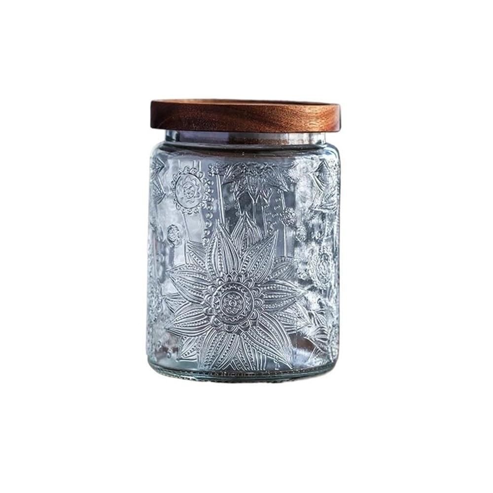 Zyyanshop One Color Butter Dish Glass Butter Jar With Lid For Home Kitchen Storage Candy Honey Flavors