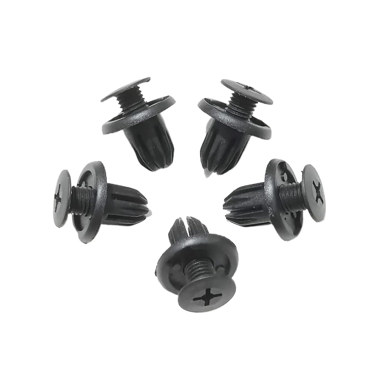 KXFVYNE 10mm Fenders Bumper Screw Push Type Plastic Rivets Fastener Clips Car(5PCS)