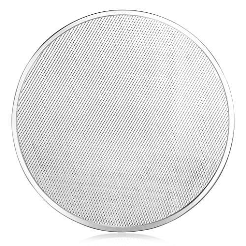 New Star Foodservice 50714 Seamless Aluminum Pizza Screen, Commercial Grade, 20-Inch