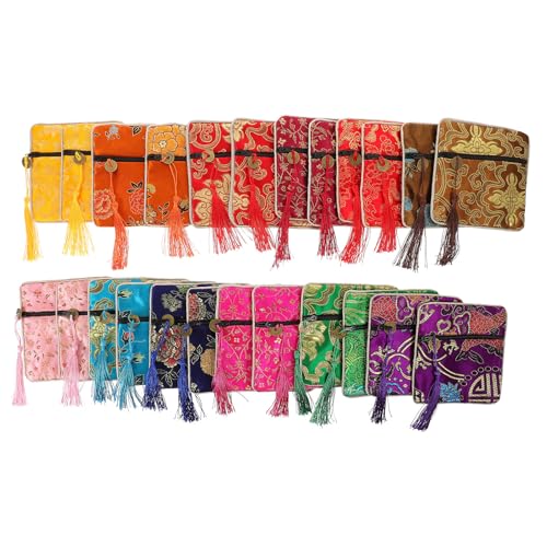 Bolsas de brocado para joyas de diseño bordado elegante y tradicional 2