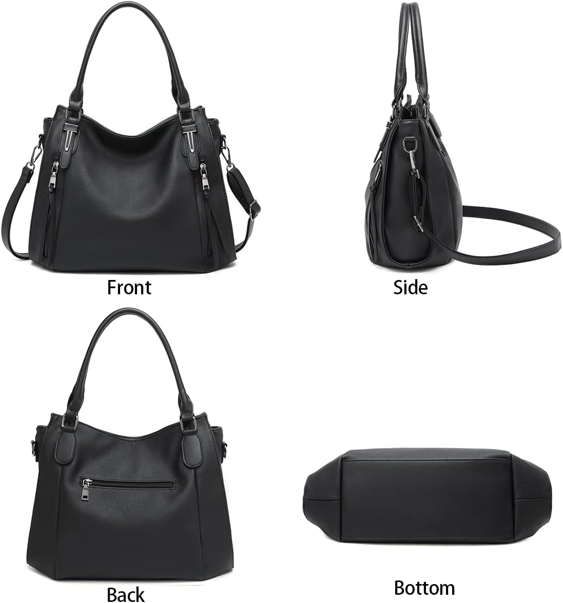 lapsting Hobo Bags for Women Handbags Purse Ladies Boho Shoulder Bag Crossbody Purses Faux Leather - Image 6