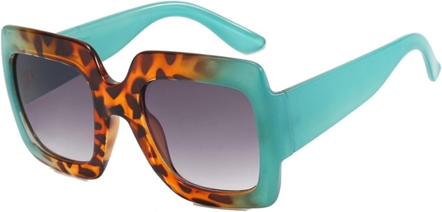 Large Frame Square Men Sunglasses Outdoor Vacation Women Commuter Decorative Sun Glasses