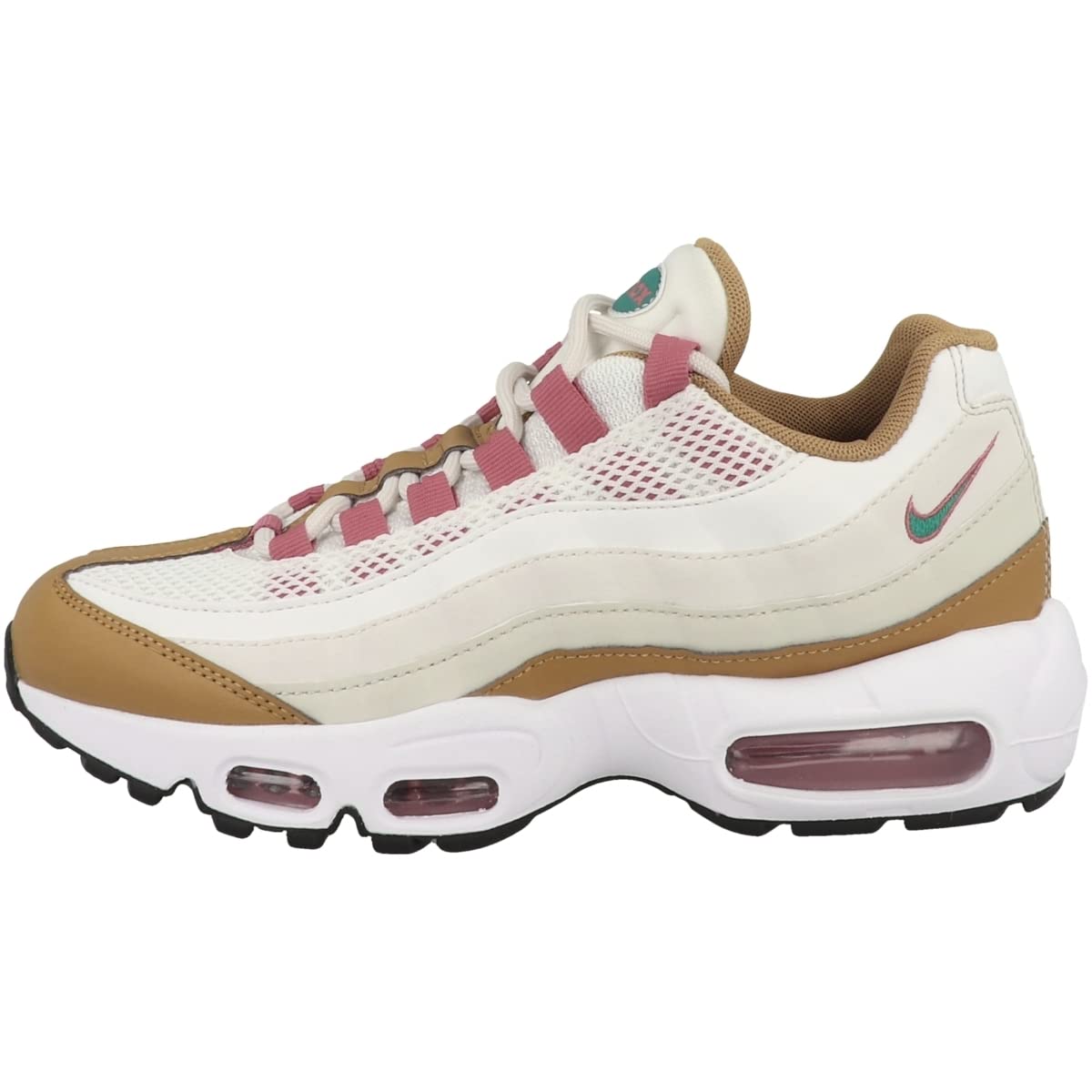 Nike Women's Air Max 95 Sneaker, White, 1.5