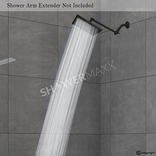 Showermaxx, Elite Series, 8 Inch Square High Pressure Rainfall Shower Head, Maxx-Imize Your Rainfall Experience With Rain Showerhead In Oil Rubbed Bronze Finish #TOP5