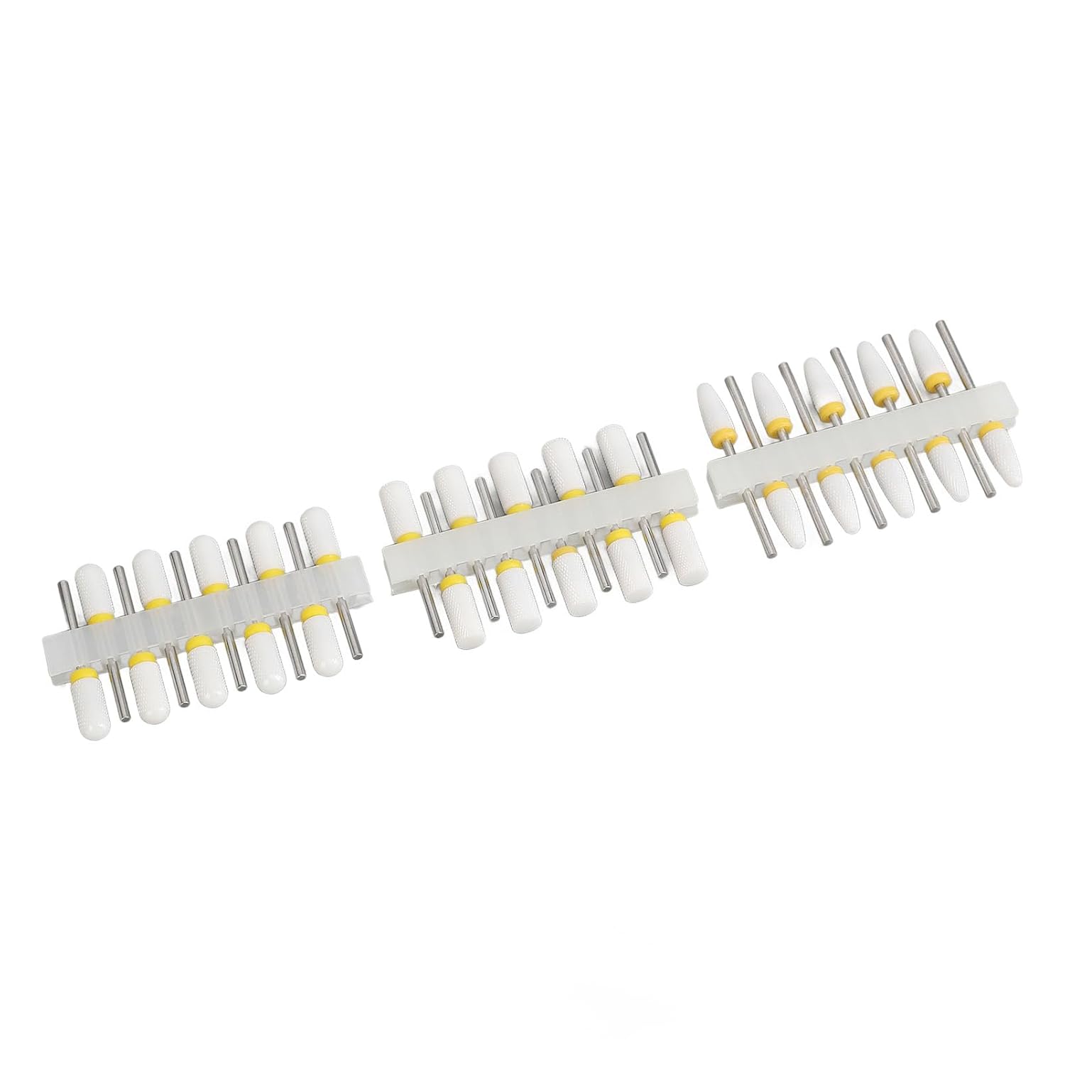 30PCS Art Nail Drill Bits Nail Glue Remover Heads Nail Grinder Replacement Manicure Tools for Grinding Polishing Shaping Cleaning