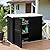 Greesum Outdoor Resin Storage Shed, 34 Cu.ft Horizontal Outdoor Storage Box Waterproof for Garden, Pool Storage, Black