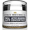 Intimate-Whitening-Cream-Made-in-USA-Skin-Lightening-Gel-for-Body-Face-Bikini-and-Sensitive-Areas-Underarm-Bleaching-Cream-with-Mulberry-Extract-Arbutin-Licorice-Extract-17-oz Intimate Whitening Cream - Made in USA Skin Lightening Gel for Body, Face, Bikini and Sensitive Areas - Underarm…