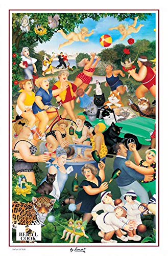 Samuel Lamont Beryl Cook Good Times - Paño de Cocina, diseño de Cuna