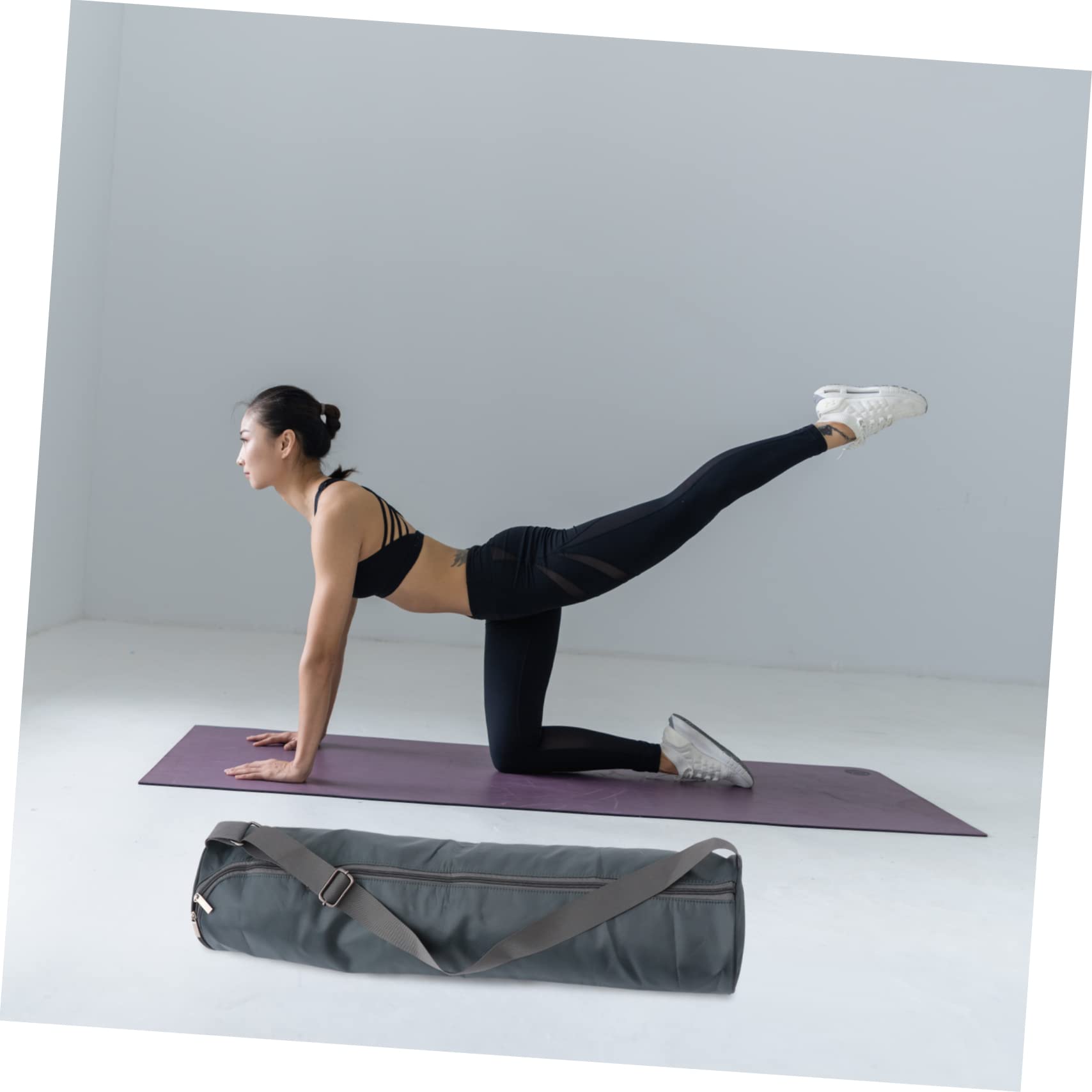 Toddmomy Yoga with Adjustable Strap Storage for Keys and Phone Capacity Fitness Carrier for Travel and Workouts Yoga Mat Tote for Women and Men