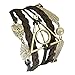 Produktbild D'amelie Harry Potter Eule Armband Heiligtümer des Todes - mit Schnatz (Snitch) und Schleiereulen, versilbert - Deathly Hallows & Flügel Eule