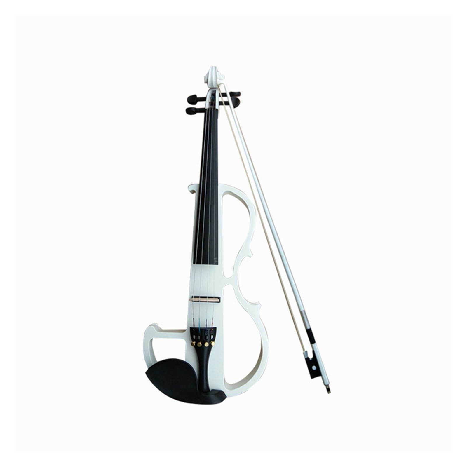 Violino Elettronico Bianco 4/4 Per Adulti Strumento A Corde Per Principianti Violino