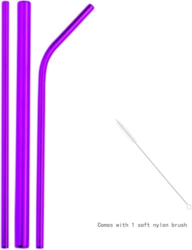 Miniatura 2 de Pajitas de acero inoxidable 304 de grado alimenticio, pajitas de bebida de grado alimenticio, bebidas portátiles para café, leche, té, pajitas