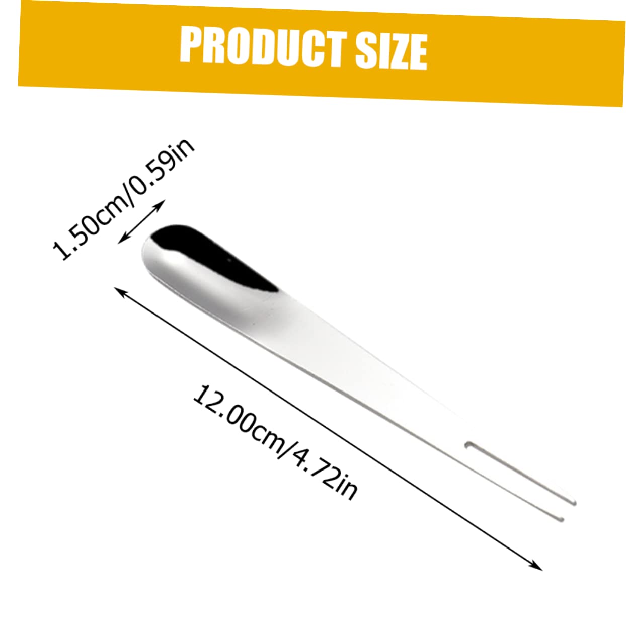 STOBAZA Stainless Steel Fruit Forks Cake Spoons 24-piece Set for Family Dinners Parties and Restaurants