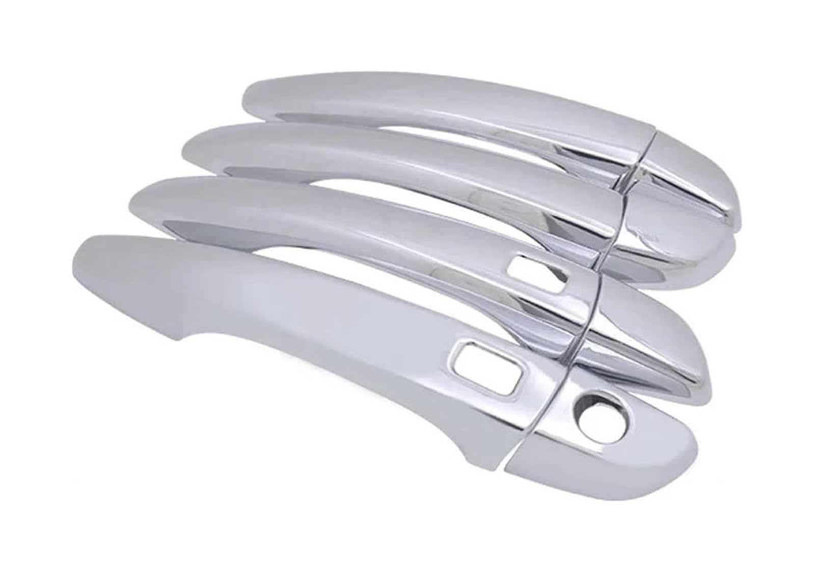 Hckclmbmzw Style1 For Peugeot 208 P21 2019-2024 Car Accessories Exterior Door Handle Cover Trim Abs Strip Decorative Door Handle Cover(Style1)